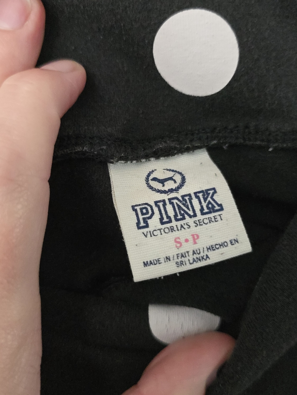 PINK Victoria Secret RARE Y2K 2010s Foldover Bling Flare Leggings Small Mcbling - Picture 6 of 15